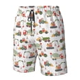 thumbnail image 2 of Yiaed Excavator Print Men's Swim Trunks with Lining Quick Dry Sports Shorts Beach Shorts Boardshorts-3X-Large, 2 of 5