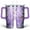 Purple Lavender Flower-1, variant on Purple Lavender Flower Butterflies 30 Oz Tumbler with Handle Lid and Straw, Stainless Steel Double Walled Vacuum Insulated Cup, Cute Birthday Gifts Tumbler for Women Men Friends