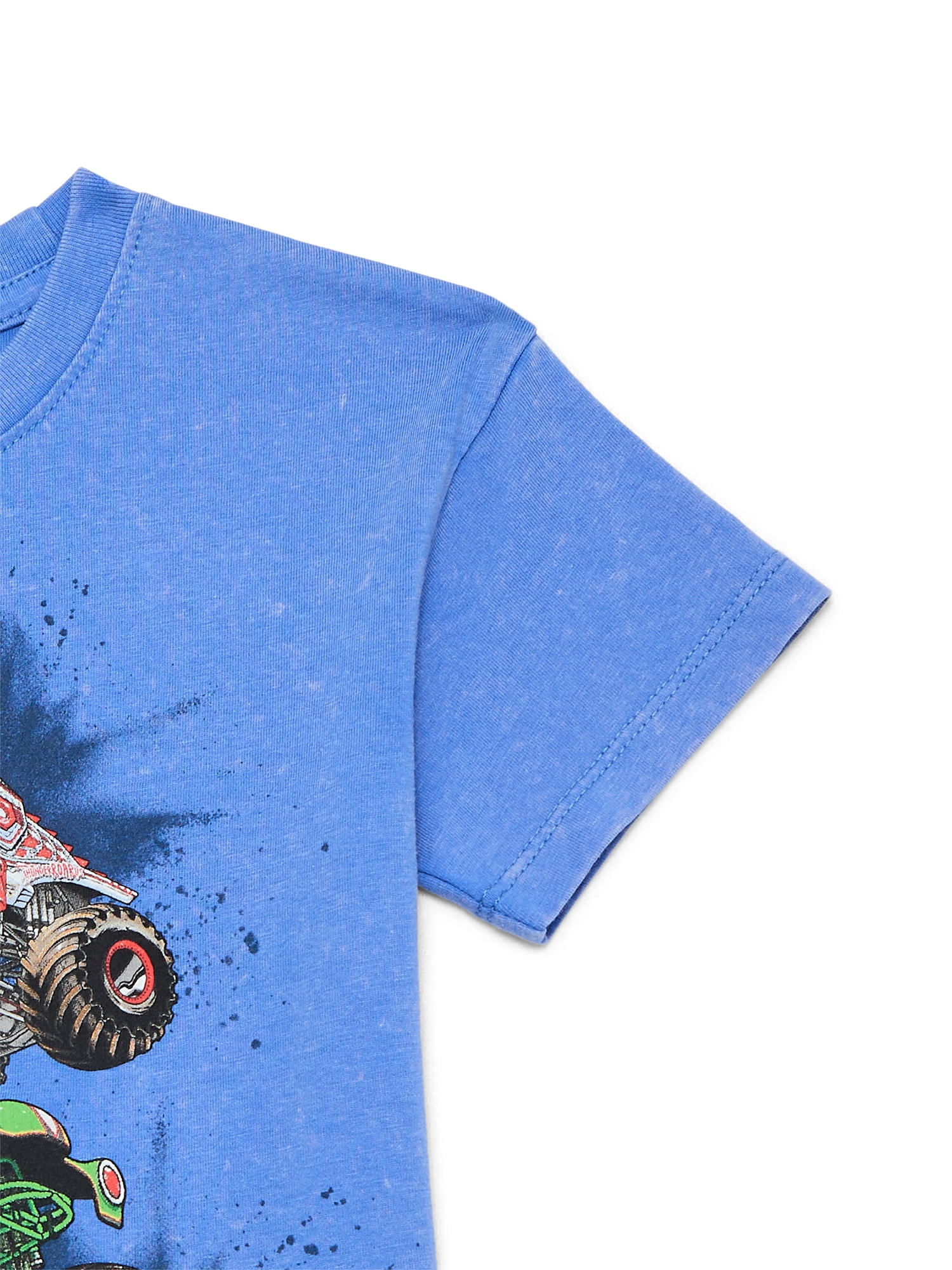 Monster Jam Toddler Graphic Crewneck Tee with Short Sleeves, Sizes 12M-5T