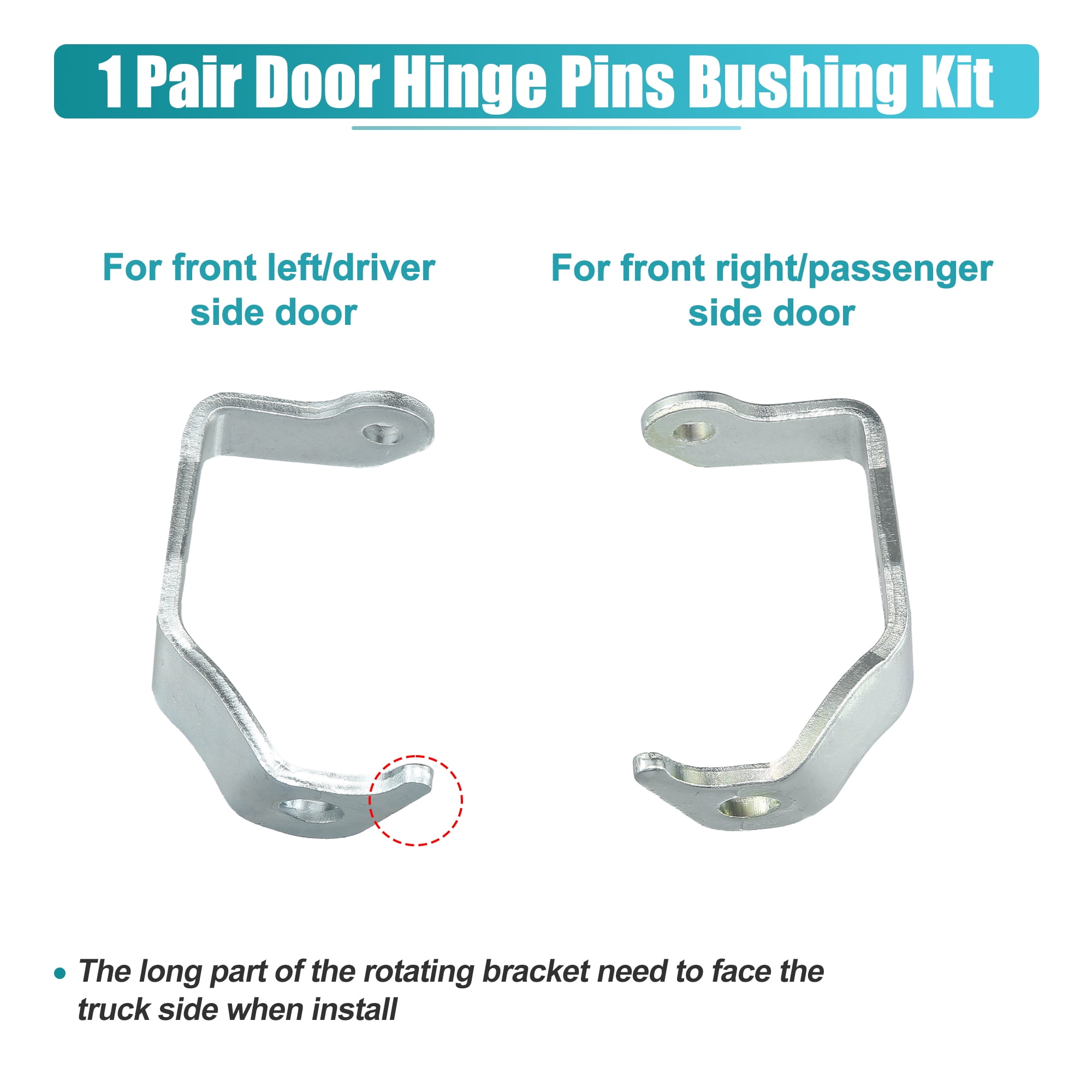 Unique Bargains Front Door Hinge Pin Bushing Repair Kit for Chevrolet Vehicles