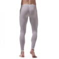 thumbnail image 5 of ZHOUCHANKIDS Men's Ice Silk Thermal Leggings for Everyday Comfort and Warmth All Day Long with Soft Breathable Fabric Ideal for Home Wear Grey M, 5 of 6