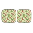 thumbnail image 7 of Daiia Finger Lime Fruits 2PCS Car Windshield Sun Shade, Foldable Sun Shield for Car Front Window, Auto Sun Blocker Visor Protector Universal for Truck SUV Pickup-Small, 7 of 7
