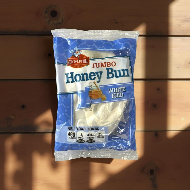 Cloverhill Bakery, Jumbo Iced Honey Buns, 4.75 oz., 12 count pack