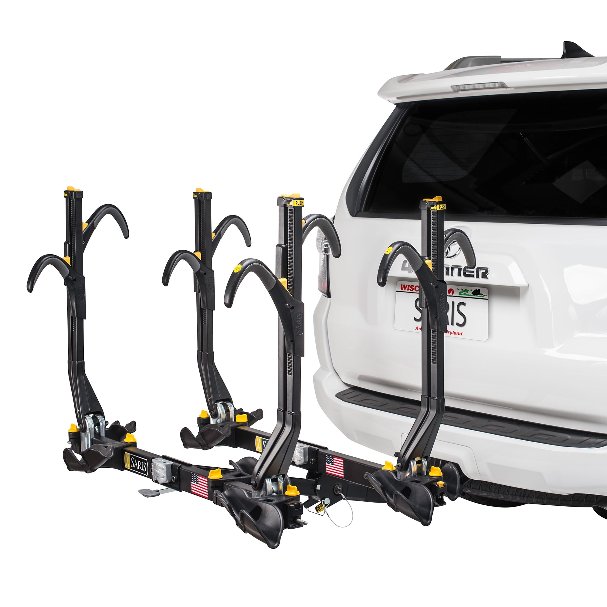 SuperClamp EX 4 Bike Hitch Rack, Bike Transport System – Saris