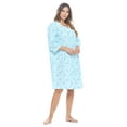thumbnail image 3 of Casual Nights Women's Flannel Floral Long Sleeve Nightgown, 3 of 5