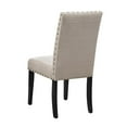 thumbnail image 4 of New Classic Furniture Crispin 19" Fabric Dining Chairs in Beige (Set of 2), 4 of 4