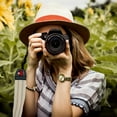 thumbnail image 3 of Wide Initial Camera Strap For Photographers, Neck Shoulder Strap with Quick Release Buckles for DSLR SLR, Gift for Women & Men Bag Straps, 3 of 4
