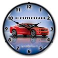 thumbnail image 1 of camaro g5 Victory Red LED Wall clock, RetroVintage, Lighted, 14 inch, 1 of 1