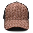 thumbnail image 3 of Leopard Print Baseball Cap Adjustable Size – Stylish Spliced Design Trucker Hat, Dad Hat with Full Print Front & Brim, Breathable Cotton Blend Snapback for Sports, Travel & Daily Wear, 3 of 3