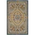 thumbnail image 2 of SAFAVIEH Savonnerie SAV118M Handmade Blue / Ivory Rug, 2 of 7