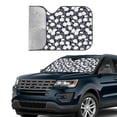 thumbnail image 3 of Kdxio Daisies Flowers Print Front Windshield Sun Shade,Folding Auto Sunshade for Car Truck SUV-Medium, 3 of 7