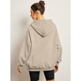 thumbnail image 3 of Womens Oversized Sweatshirts Pullover Hoodies Fleece Sweaters, 3 of 5