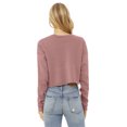 thumbnail image 2 of Bella Plus Canvas B53205275 Chandail Court en Molleton pour Femmes, Mauve - Large, 2 of 3