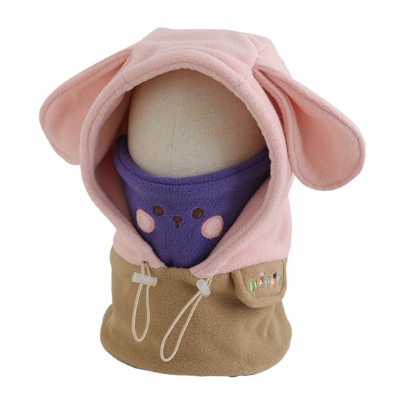 TAIAOJING Toddler Warm Winter Hats For Kid Hat Scarf Two Piece Set Soft Baby Child Daliywear 3-10 Years