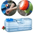 thumbnail image 3 of pitrice Contenant d'Eau avec Robinet Bouteille Porte-Eau Camping Conduite Randonnée Camp Randonnée Urgence 10 L 40x20x18 cm, 3 of 9