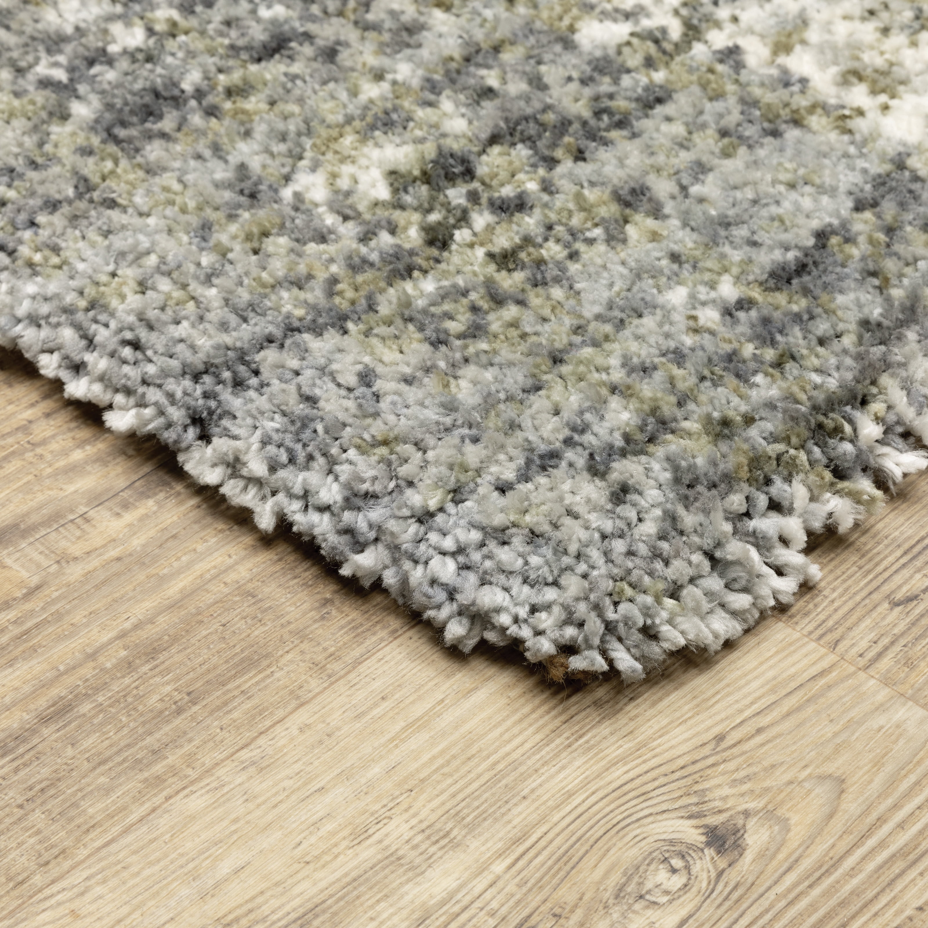 Avalon Home Abbot Abstract Shag Area Rug, 6.56' x 9.51'