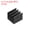Black, variant on Uxcell Heatsink Aluminum Heat Sink with Thermal Blue Sticker for Raspberry Pi and Other Electronics Gold 7x7x6mm 20