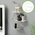 thumbnail image 3 of Wall Storage Rack, Wall Hanging Organizer, Multi-Shelf Space Saver for Living Room, Durable Iron Material, Compact Wall Mount, Home Decor, Functional Storage Solution, 3 of 7