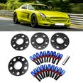 thumbnail image 4 of Kit d'Entretoises de Roue en Aluminium 6061-T6 Haute Résistance pour Modification de Voiture pour 1 3 5 6 7 Seri E82 E30 E36 E60 Noir, Rouge, Bleu, 4 of 8