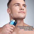 thumbnail image 4 of Er na Mini Magnetic Shaver With Two Heads Electric Shaver Men Beard Portable Remover Washable Razor Travel Male Shaver Beard Remove, 4 of 22