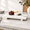 White Marble-9.84 in, variant on Marble Pedestal Tray For Perfume & Vanity Organizers