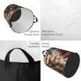 thumbnail image 2 of Susaid Bald Eagle Soldier Print Waterproof Oxford Cloth Storage Circular Laundry Hamper BasketCapacity for Home-Medium, 2 of 6