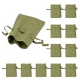 thumbnail image 1 of Uxcell 12 Pcs Bolsa de Joyería de Microfibra 3.5 × 2.7 Pulgadas, Verde, 1 of 5