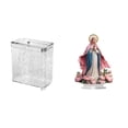 thumbnail image 1 of Papelera de cocina portátil con tapa y mesa decorativa independiente para baño, dormitorio, fiestas, hogar, estantería, festivales., 1 of 8