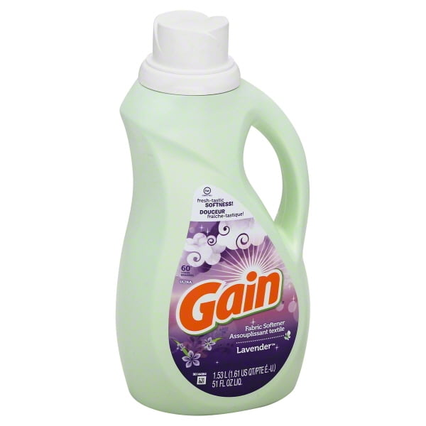 Gain with FreshLock Lavender Liquid Fabric Softener, 60 Loads, 51 fl oz