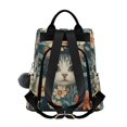 thumbnail image 2 of FORMRS Women's Travel Backpack Purse Anti-Theft Hidden Pockets Casual Shoulder Bag, Flowers Cat, 2 of 7