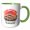 Green/White, variant on 3drose, Carp Fishing. Not Just a Sport. an Adventure. Funny Fisherman Gift, 11oz Two-tone Black Mug