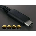 thumbnail image 2 of Cable Leader 6in USB 3.2 Cable Gen 2x1 Type C to Type C Cable, Male to Male, Up to 10 Gbps, 4K, PD 60W Fast Charging Support, Black, 2 of 5