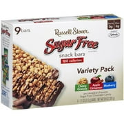 Russell Stover: 100 Calories Variety Pack 1.1 Oz. Ea. Sugar Free Snack Bars, 9.90 oz