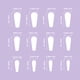 thumbnail image 5 of Polvo para uñas postizas, uñas postizas extra largas, uñas postizas de colores, 24 unidades, 5 of 5