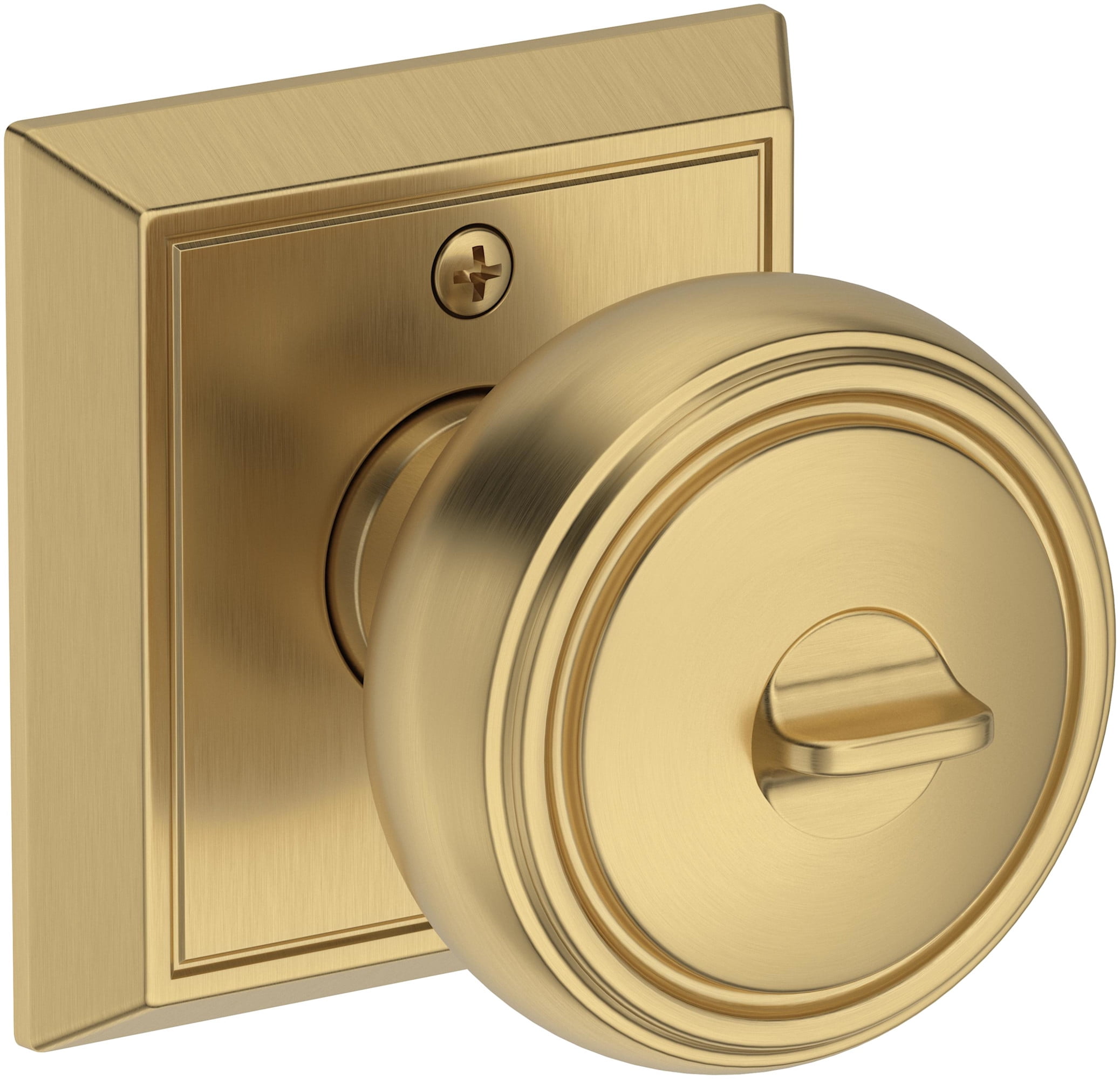 Baldwin ENBRECHR190SMC Bremerton Single Cylinder Keyed Entry Door Knob Set - Black