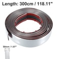 thumbnail image 4 of Protector de Borde de Puerta de Auto Unique Bargains 50mm ancho 300cm PVC Plateado, 4 of 6
