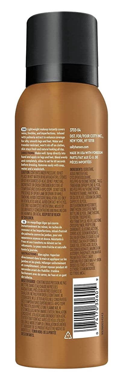Sally Hansen Airbrush Legs Deep Glow 4.4oz (Pack of 3)