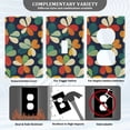 thumbnail image 3 of Yayeee Duplex Wall Plate 1-Gang 4.5"x2.7" Home Receptacle Light Switch Decorative Outlet Cover, Green Clover Pattern, 3 of 7