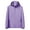 Purple0, variant on Women's Waterproof Jacket Fall Winter Solid Color Zip up Outwear Comfy Hooded Coats Windbreaker