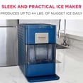 thumbnail image 5 of Frigidaire Gallery 44 lbs. Nugget Ice Maker, Self-Cleaning Countertop Soft Pellet Ice Machine with Touchscreen Controls, Navy, 5 of 12