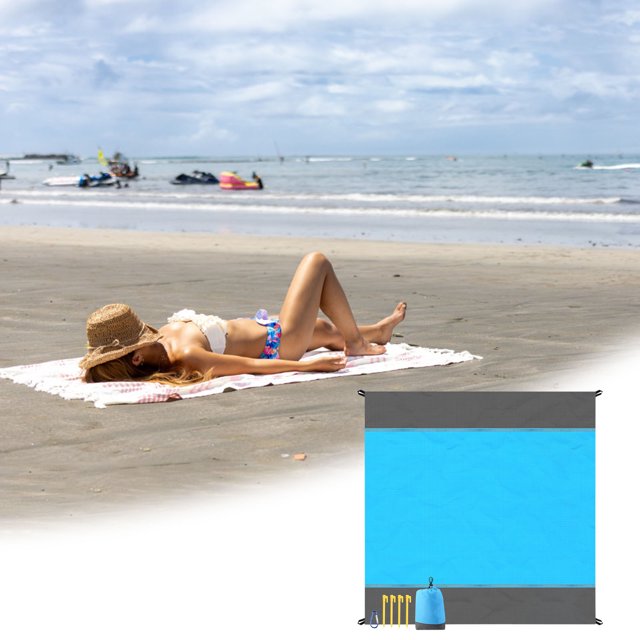Large Waterproof Picnic Blanket for Beach and Outdoor Use - Extra Large Sandproof Mat