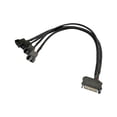 thumbnail image 1 of Cable Alimentación SATA Convertidor Concentrador Divisor Ventilador Refrigeración PC (SATA A 4x4Pin), 1 of 8
