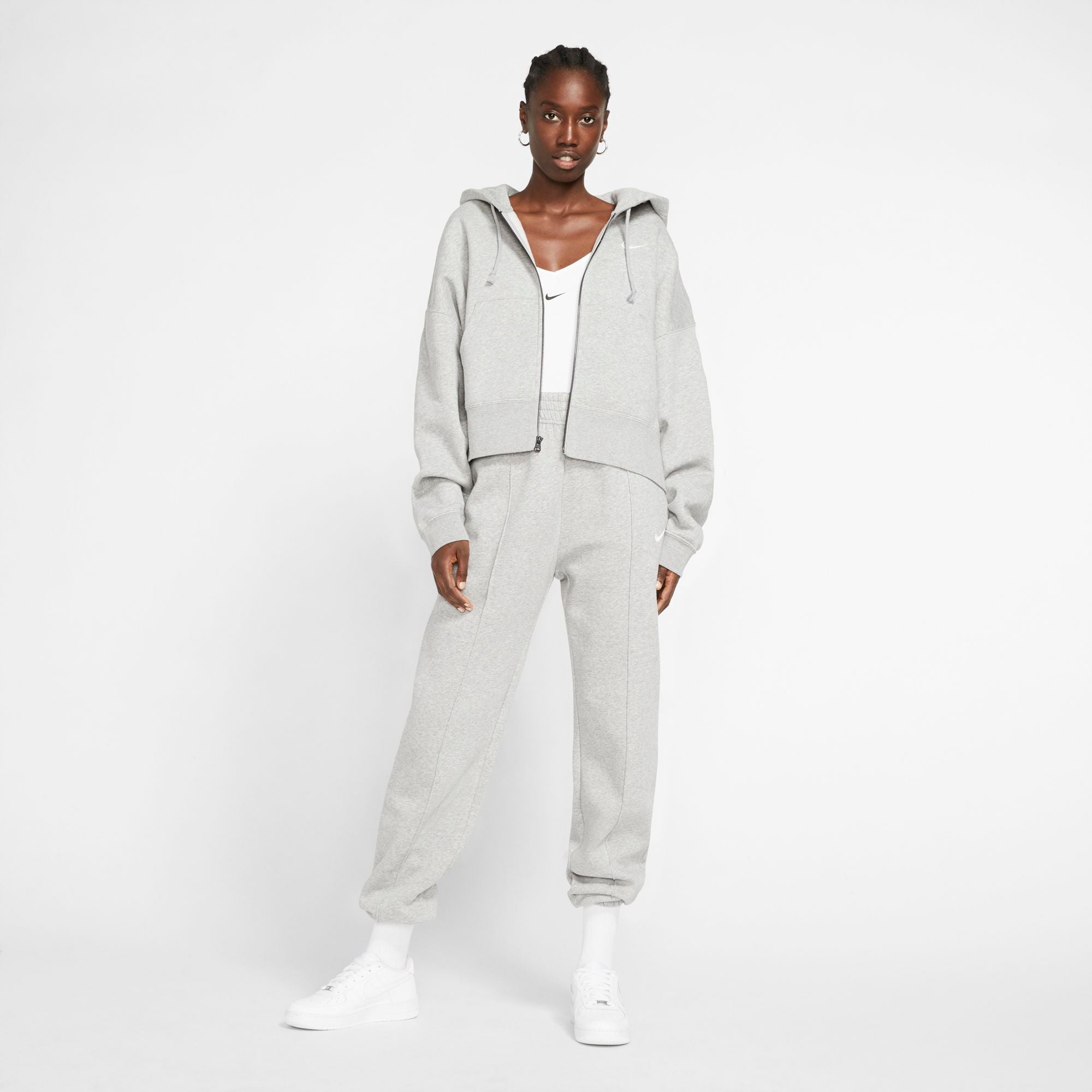adidas Originals Women's Adidas Adicolor Trefoil Hoodie X-Small Black/White