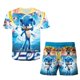 thumbnail image 5 of Traje de camiseta Sonic 4-14T Traje de verano para niños y niñas con estampado 3D de Sonic Traje de patrón de camisetas de manga corta para niños, 5 of 5