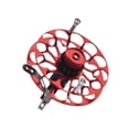 thumbnail image 4 of DYNWAVECA Moulinet à Glace Moulinet Volant Moulinet Multifonction Bateau Moulinet Extérieur Tout Métal Rapport de Vitesse 1:1 Moulinet à Main Lisse Rouge, 4 of 10