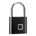 thumbnail image 2 of Cerradura de puerta Seguridad Sin llave USB Recargable Huella digital Candado inteligente Negro IP65, 2 of 8