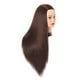 thumbnail image 2 of Cabeza de maniquí, entrenamiento para peinar el cabello, Hairingrid 26-28, marrón oscuro, 2 of 6