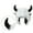 White, variant on Cute Cartoon Horn Hat with Earflap Hat Perfect for Outdoor Activities and Parties for Men and Women Teens