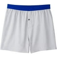 thumbnail image 4 of Fruit of the Loom Men's Knit Boxers Breathable Cooling Cotton Micro-Mesh Soft Flex Waistband, 4 of 8
