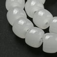 thumbnail image 4 of 20Strand Imitation Jade Glass Beads Strands Barrel WhiteSmoke 8x6mm Hole: 1.6mm about 61~62pcs/strand 14.84''~15.16''(37.7~38.5cm), 4 of 4